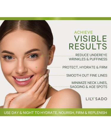LILY SADO TEA+C Green Tea & Vitamin C Moisturizer | Antioxidant Anti-Aging Lotion - Hydrates & Firms Skin for Men & Women - Buy Online on GoSupps.com