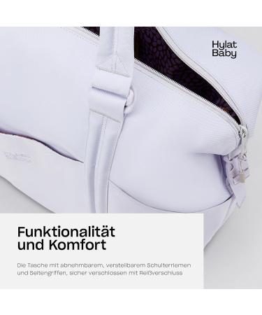 Hylat Baby Diaper Bag for Moms - Lightweight & Versatile Carrying Bag in Light Purple | Best International Shipping - Buy Online on GoSupps.com