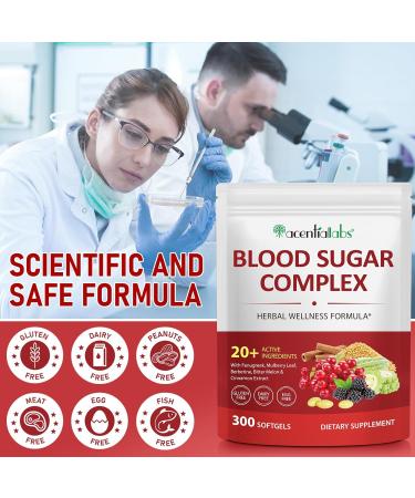 Moulis Blood Sugar Complex Supplement 300 Capsules All Natural with Cinnamon Bitter Melon Chromium Mulberry Alpha Lipoic Acid Non-GMO Blended Vitamin Mineral Supplements. - Buy Online on GoSupps.com