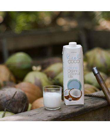 Real Coco Organic Original Coconut Milk Beverage 1L (6-Pack) - USDA Organic, No Added Sugar, Plant Based, Dairy & Soy Free, Vegan - Keto & Paleo Friendly - Buy Online on GoSupps.com