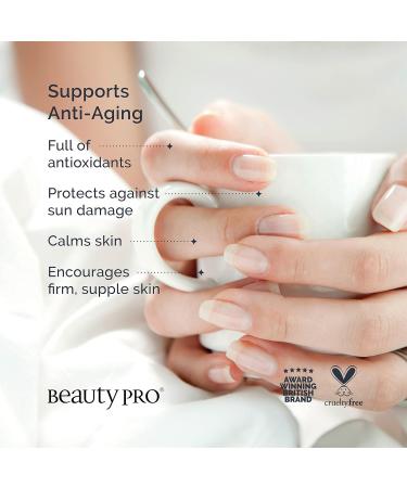 BeautyPro Hand Therapy Hand Mask with Collagen & Argan Oil - Moisturizing Gloves Treatment for Cracked, Dry Hands - Safe for Natural and Extension Nails - Buy Online on GoSupps.com