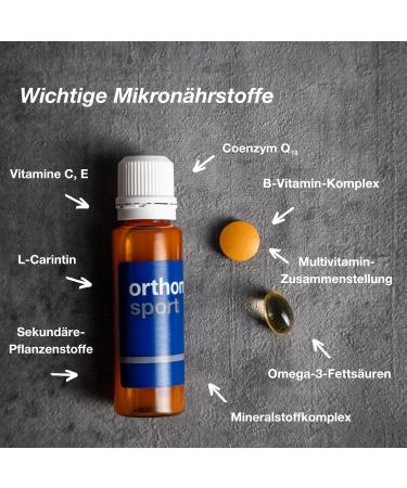 Orthomol Sport - Micronutrients for Peak Athletic Performance | Magnesium Vitamin D & B12 - Daily Drinking Ampoules/Tablets/Capsules - Buy Online on GoSupps.com