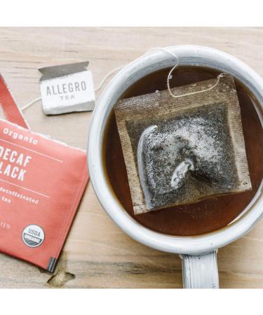 Allegro Tea Organic Decaf Black Tea Bags - 20 ct | Premium Quality, Natural Flavor | Shop Now - Buy Online on GoSupps.com