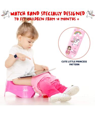 Potty Training Timer Watch for Girls | Fun Lights & Music | Water Resistant Seat | Rechargeable | Smart Sensor | No Time Alarm | Pink - Buy Online on GoSupps.com