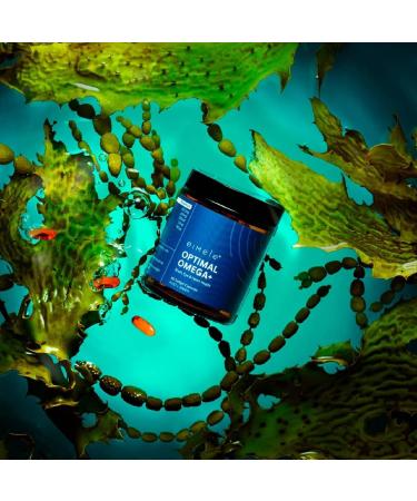 eimele | Optimal Omega+ | Plant-Based Omega-3 EPA & DHA | Supplement for Brain Eye & Heart Health | Antioxidant Support for Cognitive Function & Wellbeing | Non-GMO | Vegan | 60 softgel Capsules - Buy Online on GoSupps.com