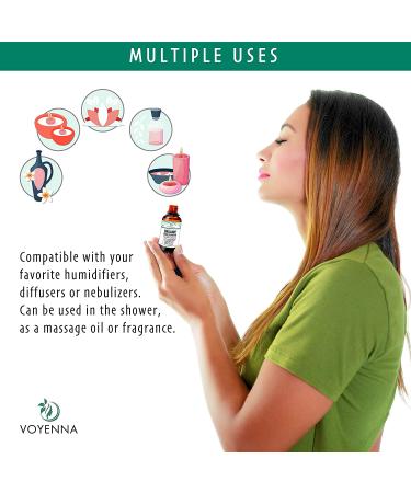 Breathe Blend Essential Oil for Diffuser & Aromatherapy - Peppermint & Eucalyptus Oils for Headache, Allergy Relief & Congestion - Buy Online on GoSupps.com