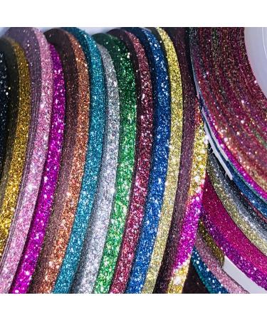Matte Nail Art Striping Tape Set - 37 Rolls in Gold, Silver, and Black - 1mm, 2mm, 3mm Lines for Design - Nail Decals and Strips - Buy Online on GoSupps.com