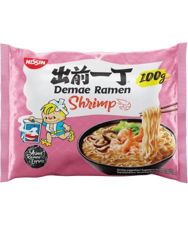  NISSIN NISSIN Demae Ramen Pack of 10 Japanese instant noodles with shrimp and Asian spice flavor quick and easy preparation Asian food (10 x 100 g) - Buy Online on GoSupps.com