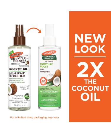 Palmer's Coconut Oil Formula Moisture Boost Curl Refresher Spray 8.5 Ounce (Pack of 2) 8.5 Fl Oz (Pack of 2) - Buy Online on GoSupps.com