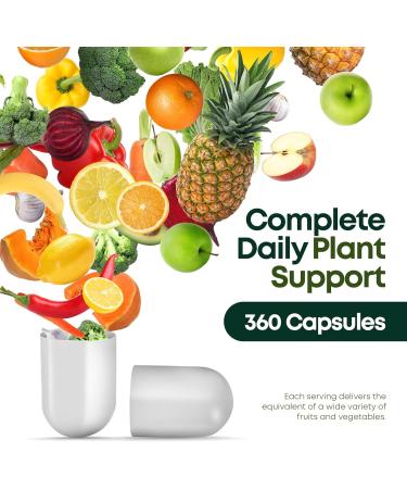Supermed Research Fruits and Vegetables Supplements 2 Pack Combination Fruit & Veggies Supplement Whole Food Vitamins & Minerals for Adults Superfood Veggie Vitamins for Adults (180 x 2, 360 Ct) - Buy Online on GoSupps.com