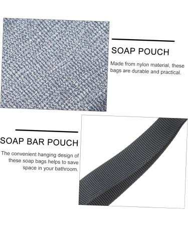 PLAFOPE 4pcs Soap Bag Soap Holder Baggies Mesh Bags Shampoo Bar Pouch Soap Bar Storage Soap Sleeve Nylon - Buy Online on GoSupps.com