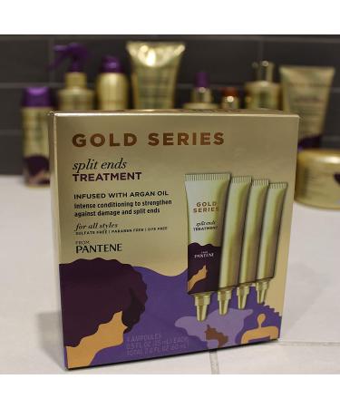 Pantene Gold Series Split Ends Treatment with Argan Oil - 0.5 Fl Oz x 4 Count - Buy Online on GoSupps.com