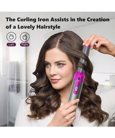 5 in 1 Hot Air Brush Hair Styler - Volumizing Straightening Curling Set (Grey) - Buy Online on GoSupps.com
