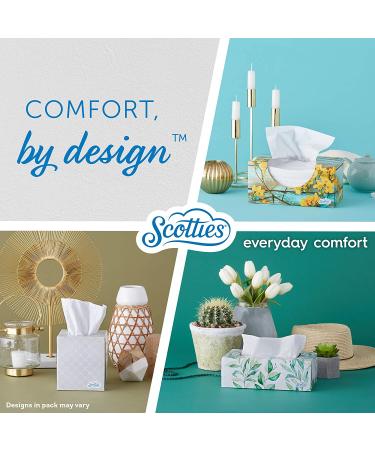 Scotties Everyday Comfort Facial Tissues - 92 Tissues per Box, 92 Count (Pack of 4) - Buy Online on GoSupps.com