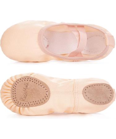 RoseMoli Canvas Ballet Slippers - Pink Dance Shoes for Girls, Toddlers, Kids & Women - Buy Online on GoSupps.com