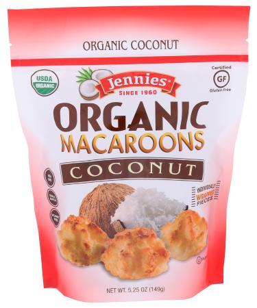 Jennies, Macaroons Coconut Organic, 5.25 Ounce