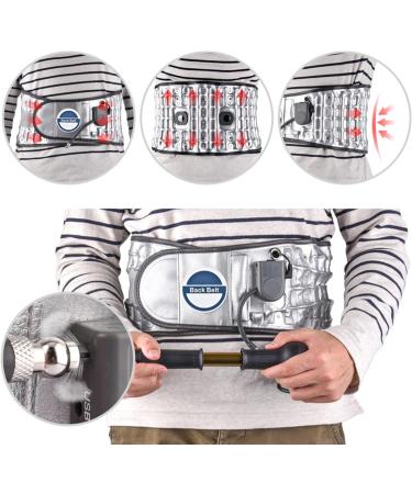 Flatible Lumbar Traction Device - Wireless Infrared Heating Back Belt for Pain Relief | Adjustable Waist 29-49 - Buy Online on GoSupps.com