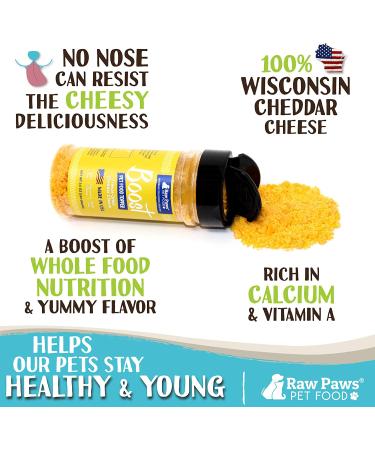 Raw Paws Boost Flavor & Nutrition Pet Food Toppers for Dogs & Cats - Made in USA - Grain-Free Seasoning for Wet, Dry or Raw Food - 3.6 oz - Buy Online on GoSupps.com