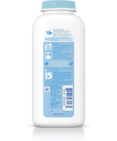 Johnson's Baby Powder with Cornstarch, Aloe & Vitamin E - Hypoallergenic 9 oz (Pack of 3) - Buy Online on GoSupps.com