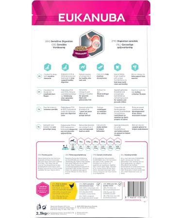 Eukanuba Adult Dog Daily Care Sensitive Digestion For All Breeds Chicken 2.5kg - Buy Online on GoSupps.com
