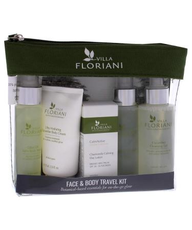 Villa Floriani 5 Pc Travel Kit for Women - Face & Body Essentials | International Shipping Available - Buy Online on GoSupps.com