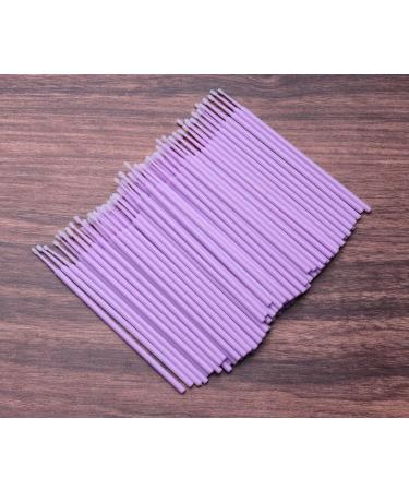 Ruwado 100 Pcs Applicator Brushes Micro Disposable Bendable Dental Clean Brush for Eyelash Extensions Mascara Make Up Oral Eyebrows Eyeliner Personal Care Micro Swabs (Puple - Small) - Buy Online on GoSupps.com