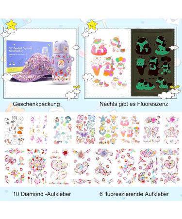 Unique DIY Gifts for Girls: Custom Gemstone & Unicorn Drinking Bottles & Baseball Caps for Ages 4-11 - Buy Online on GoSupps.com