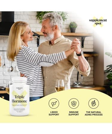 Supplement Spot - Natural Mood Balance Supplement w/Melatonin DHEA & Pregnenolone - Formulated to Increase Energy in Men & Women (60 Capsules) - Buy Online on GoSupps.com