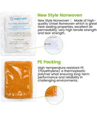 Wisesorb 5 Pack Rechargeable Silica Gel Desiccant Bags - 100g Moisture Absorbers for Gun Safe & Storage - International Shipping Available - Buy Online on GoSupps.com