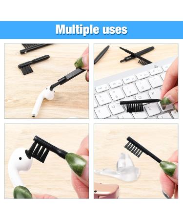 Hearing Aid Cleaning Kit - 12-Piece Set with Wax Loop and Magnet Tools | Multi-Functional Earphone Cleaner with Velvet Bag - Buy Online on GoSupps.com