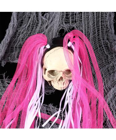 FOMIYES LED Braid 1pc Glow in Dark Headwear Led Flash Braid Hair Hoop Funny Headwear for Halloween Easter Party Hair Band Mardi Gras Noodle Braid Hair Accessories Bride Headband To Weave One Size Pink - Buy Online on GoSupps.com