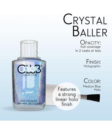Color Club Nail Polish Halo Hues Crystal Baller Crystal Baller Blue - Buy Online on GoSupps.com