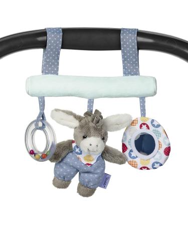 Sterntaler 6602000 toys to hang up with Velcro fastener donkey Emmi including rattles age: for babies from birth several colors cute