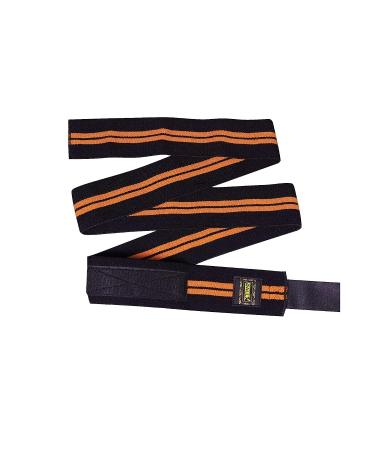 DALLX Cross Training Knee Wraps - Yellow 1 Meter (Pair) for WODS, Gym Work & Weightlifting - Elastic Compression Bandage for Powerlifting - Buy Online on GoSupps.com