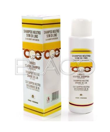 Coe Neutral Wheat Germ Shampoo 500 ml for dry or porous hair professional use Italian line