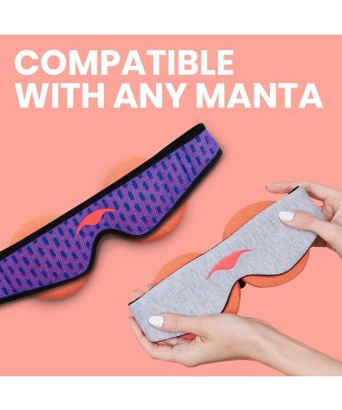 Manta Steam Eye Cups - Natural Steam Therapy for Migraine, Sleep, Dry Eyes & Sinus Relief - Buy Online on GoSupps.com