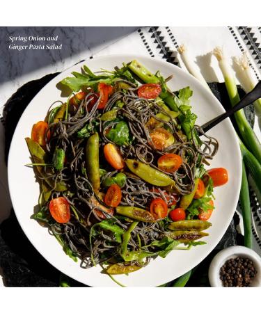 EXPLORE CUISINE Organic Black Bean Spaghetti (2 Pack) - Gluten Free & High Protein Pasta - USDA Certified Organic, Vegan, Kosher, Non GMO - 8 Total Servings - 2lb Pack - Buy Online on GoSupps.com