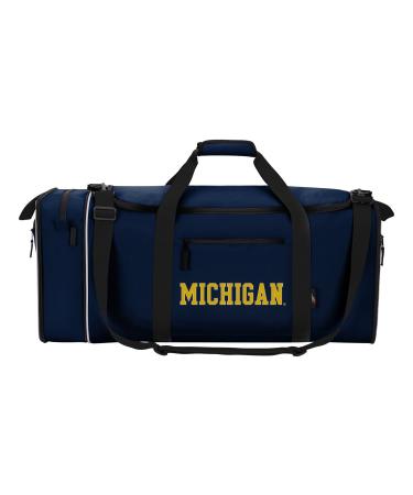 Northwest NCAA Michigan Wolverines Unisex-Adult "Steal" Duffel Bag, 28" x 11" x 12", Steal