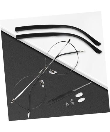 Universal Glasses Replacement Bar - Healeeved 1 Pair Black Glasses Legs & Repair Arms - Premium Accessories for Glass Frames 13.8x0.8cm - Buy Online on GoSupps.com