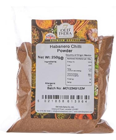 Old India Habanero Chilli Powder 250g - Intensely Flavored Spice for Bold Recipes - Buy Online on GoSupps.com