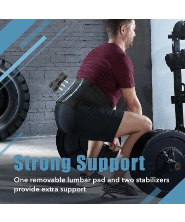 Dfynest Lower Lumbar Support Posture Corrector for Men and Women - Large Size with Removable Pad for Pain Relief, Scoliosis, Sciatica, Herniated Disc - Ideal for Heavy Weight Lifting Workouts - Buy Online on GoSupps.com