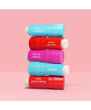 Hello Moisturizing Vegan Lip Balm Strawberry Beeswax Free Petrolatum Free and Parabens Free 0.15 Ounce 1 Pack - Buy Online on GoSupps.com