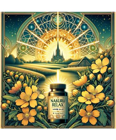  NAKURU NAKURU | St. John's Wort | Relax Range | Made in France | "L'Herbe de la Saint-Jean!" (500 Vegetable Capsules of 325 mg/Net Weight: 163 g) - Buy Online on GoSupps.com