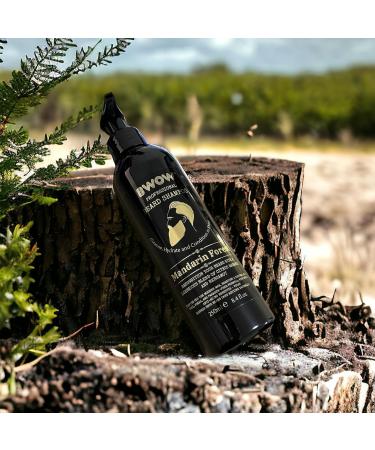 BWOW Professional Beard Shampoo for Men Vegan Cleansing to Hydrate & Condition Moisturise Nourish & Recondition Luxurious Mandarin Forest 250ml Infused with the refreshing scent of Mandarin and Bergamot offering a delightful and invigorating aroma for an  - Buy Online on GoSupps.com