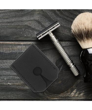 Frcolor Leather Razor Case - Travel Sheath for Straight Razors | Durable PU Storage Container for Barber Essentials - Buy Online on GoSupps.com