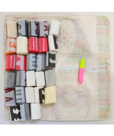 LAPATAIN Latch Hook Kit for DIY Throw Pillow Cover - Handcrafted Crochet Cushion Cover 17X17inch - Christmas Hat Design - Buy Online on GoSupps.com