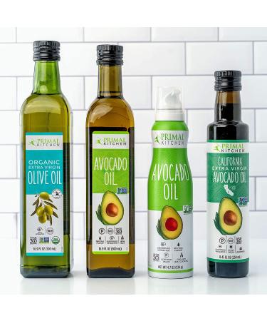 Primal Kitchen Avocado Oil 16.9 fl oz - Premium, Unrefined, Healthy Cooking Oil - Buy Online on GoSupps.com
