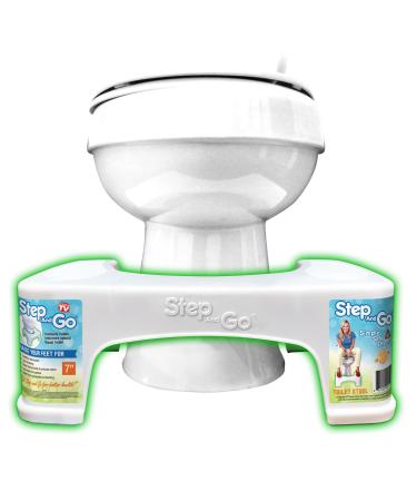 Step and Go LLC Toilet Stool 7 New - Proper Toilet Posture for Better and Healthier Results