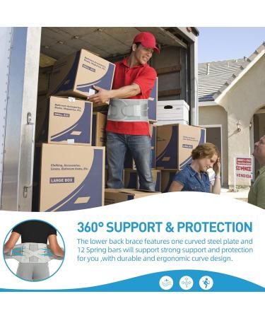 Buy KIWI RATA Back Brace - Pain Relief Support Belt for Men & Women | Breathable Design for Sciatica Herniated Disc & Scoliosis - Perfect for Heavy Lifting - Buy Online on GoSupps.com
