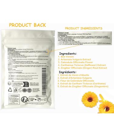XiMonth Bee Venom Slimming Patches 40 pcs European Standard Weight Loss Patches for Fat Burning Bee Venom Lympathic Drainage Slimming Patches for Men & Women - (4 bags) - Buy Online on GoSupps.com